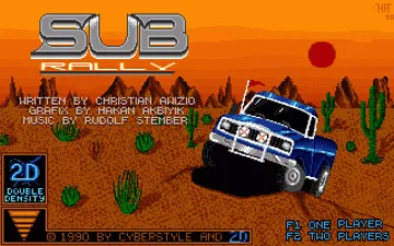 Sub Rally screen shot title